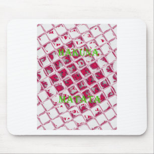 Red Hakuna Matata Style Mouse Pad
