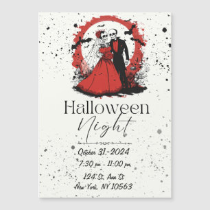 Red Halloween Invitation