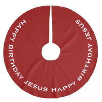 Red Happy Birthday Jesus