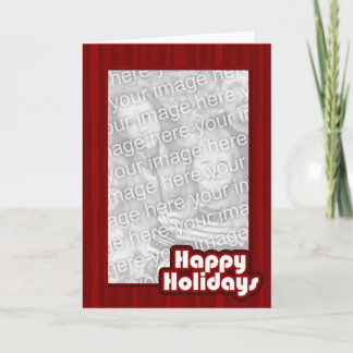 Red Happy Holidays Template - Customized