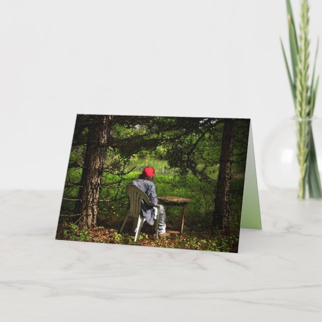 Red Hat Fathers Day Card (Front)