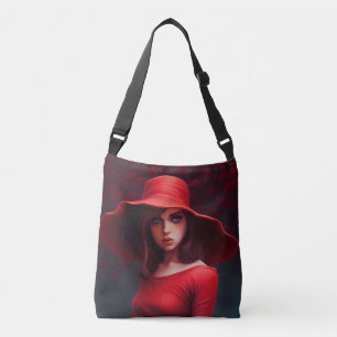 Red Hat Girl Tote Bag