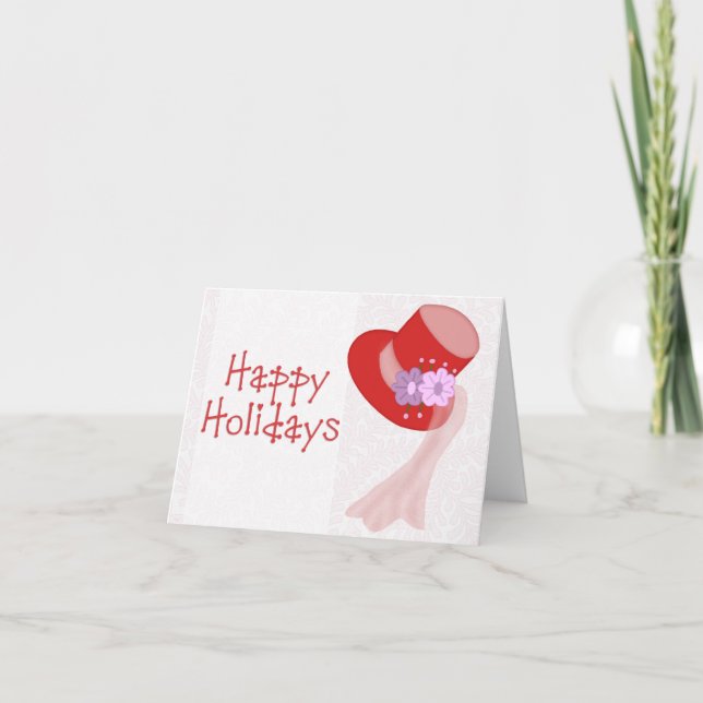 Red Hat Happy Holidays Card (Front)