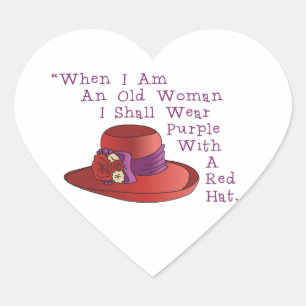 Red Hat Heart Sticker