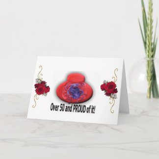 RED  HAT TEA INVITATION