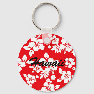 Red Hawaiian Keychain