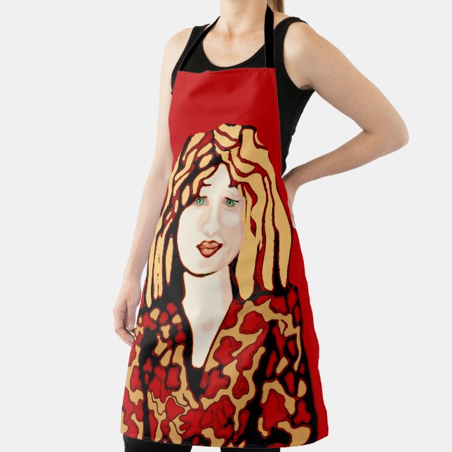 Red head Irish girl Apron (Insitu)