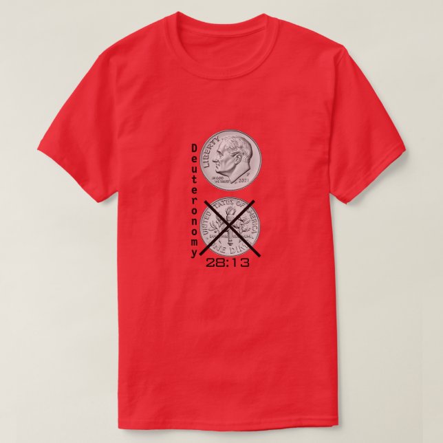 Red Head & not the Tail T-Shirt (Design Front)