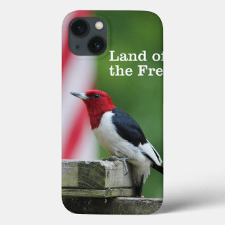 Red-headed Woodpecker iPhone 13 Case