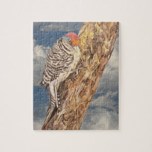 Red Headed Woodpecker Jigsaw Puzzle