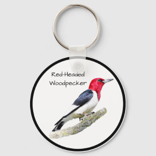 Red-Headed Woodpecker Keychain