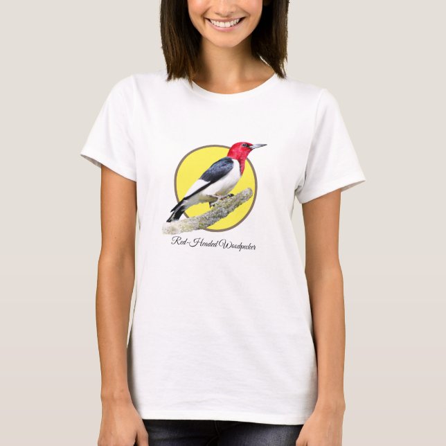 Red-Headed Woodpecker T-Shirt (Front)