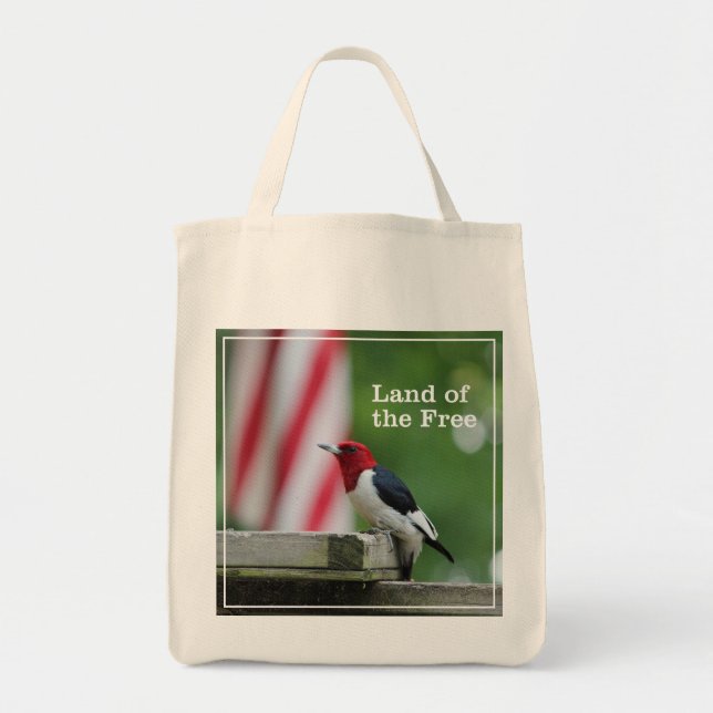 Red-headed Woodpecker Tote Bag (Front)