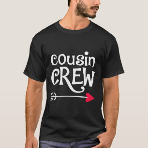 Red Heart And Arrow Cousin Crew Kids And Girls T-Shirt