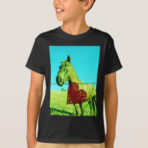 Red Heart and  Horse T-Shirt
