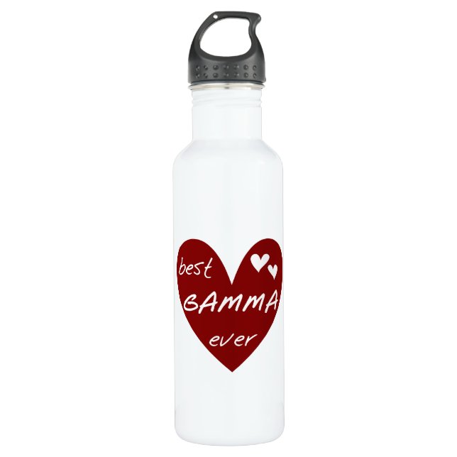 Red Heart Best Gamma Ever 710 Ml Water Bottle (Front)