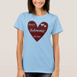 Red Heart Best Gammie Ever Tshirts and Gifts