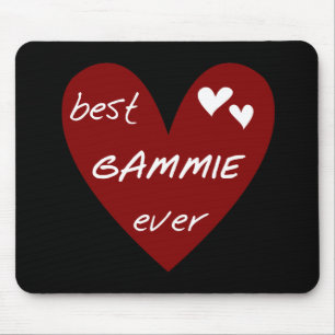 Red Heart Best Gammie Ever Tshirts and Gifts Mouse Pad