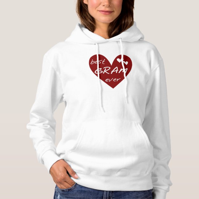 Red Heart Best Gram Ever Tshirts and Gifts (Front)