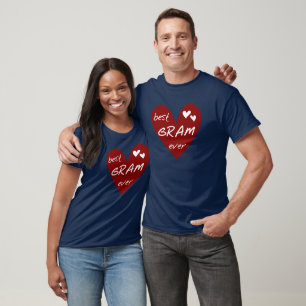 Red Heart Best Gram Ever Tshirts and Gifts