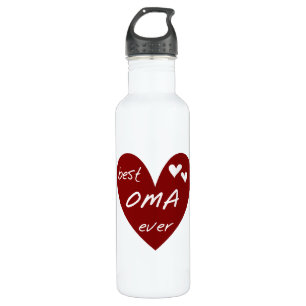 Red Heart Best Oma Ever Liberty 710 Ml Water Bottle