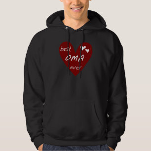 Red Heart Best Oma Ever T-shirts and Gifts
