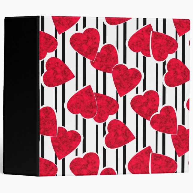 Red heart binder (Front/Spine)