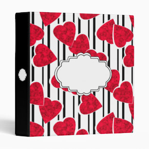 Red heart binder