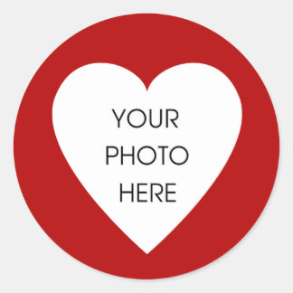 Red Heart Border Stickers
