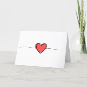 Red Heart Card