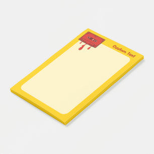 Red Heart Cassette Post-it Notes