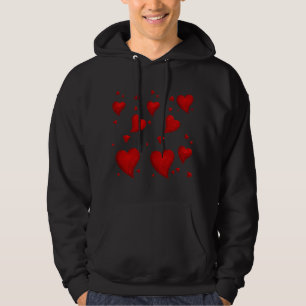 Red Heart Christmas Merry Xmas Welcome 2022 Hoodie