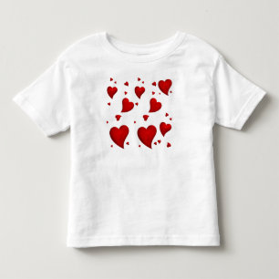 Red Heart Christmas Merry Xmas Welcome 2022   Toddler T-shirt