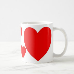 Red Heart Coffee Mug