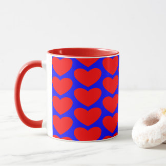 Red Heart Coffee Mug (Cup)