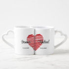 Red Heart Cute Couple Personalized Valentine's Day