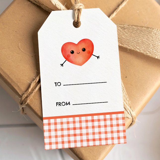 Red heart cute little gift tag (Creator Uploaded)