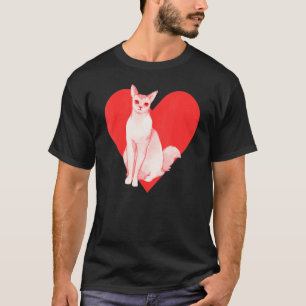 Red Heart Cute Pet Best Friend Balinese Javenese C T-Shirt