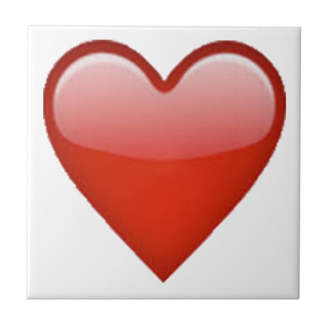 Red Heart - Emoji Tile (Front)