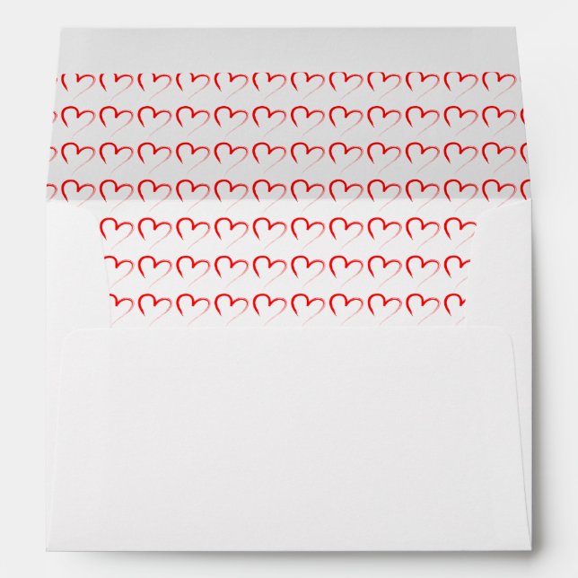 Red Heart Envelope (Back (Bottom))