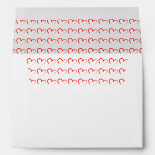 Red Heart Envelope