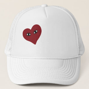Red Heart Eyes Trucker Hat