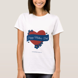Red Heart Happy Mother's Day Celebration T-Shirt