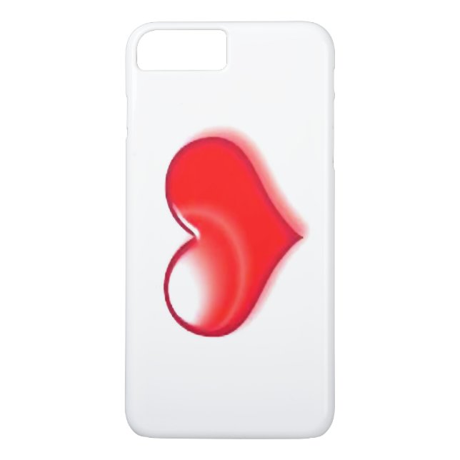 Red Heart iPhone 7 Plus Case (Back)