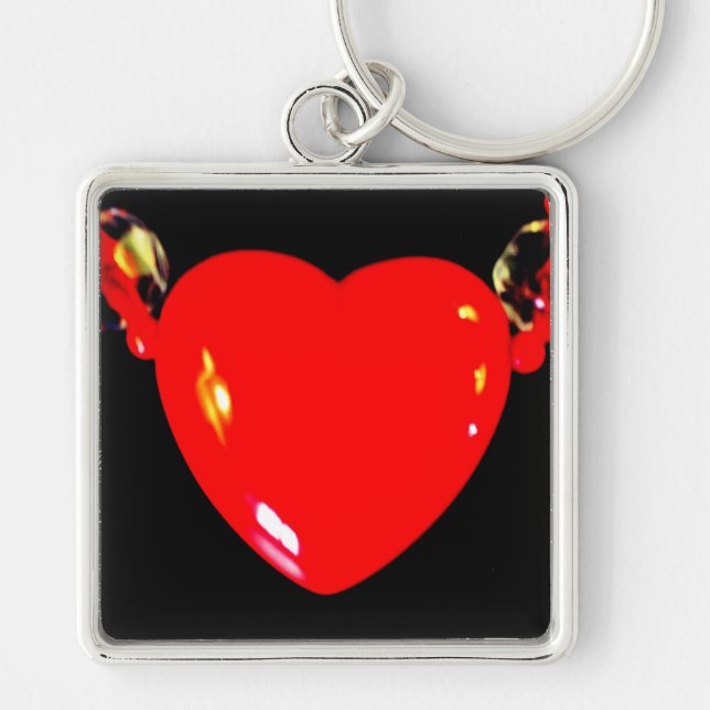 Red Heart Keychain (Front)