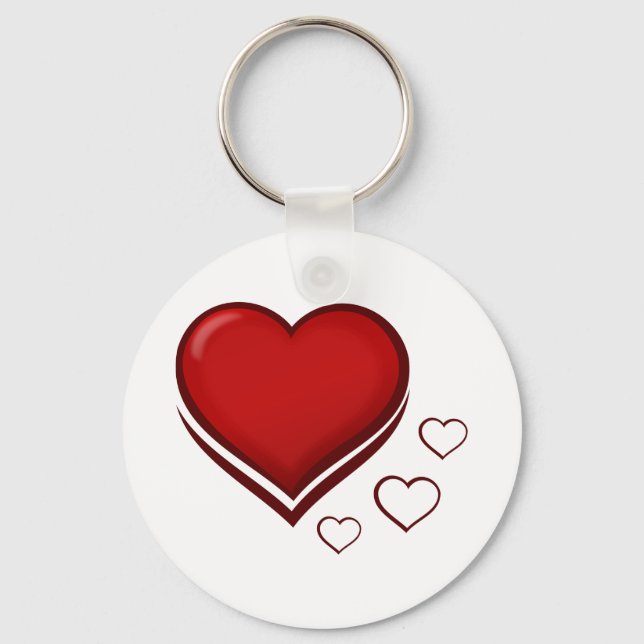 Red Heart Keychain (Front)