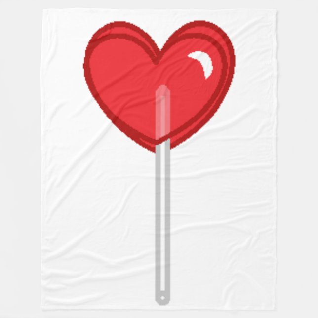 red heart lollipop blanket (Front)