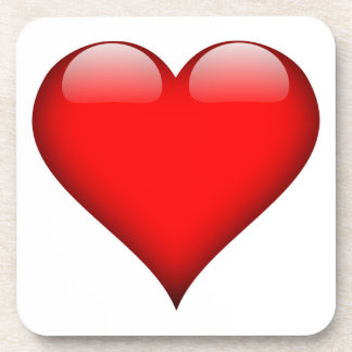 Red Heart Love Coaster