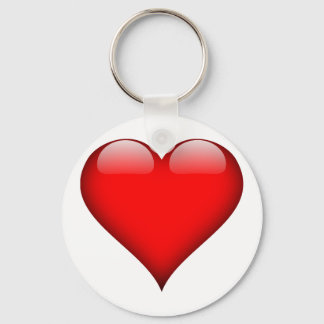 Red Heart Love Keychain