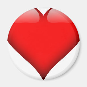 Red Heart Love Magnet